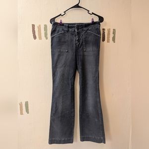 Blue corduroy flare pants by American Eagle